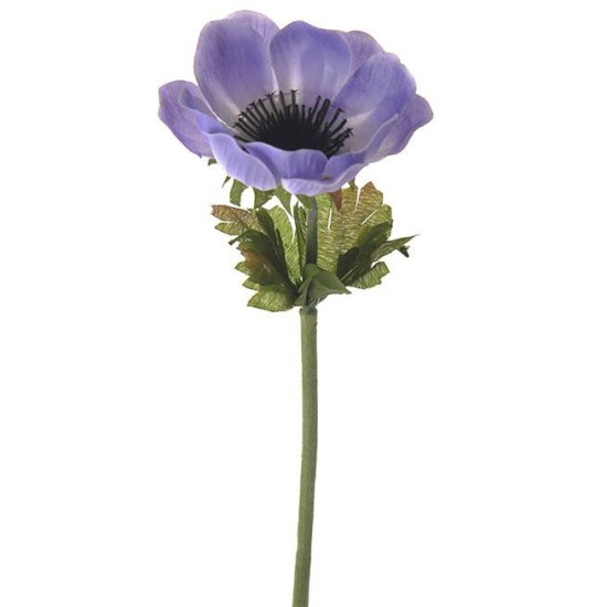 Anemones Light Purple 35cm Artificial Flowers